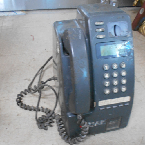 특이한 검정 공중전화기 옛날공중전화 중고공중전화