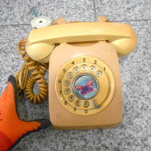 77년 금성 다이얼 전화기 70년대 다이얼 전화기
