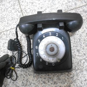 80년대 다이얼 전화기  옛날전화 엔틱전화