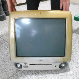 애플 아이맥 옛날 컴퓨터  옛날모니터 수집용모니터