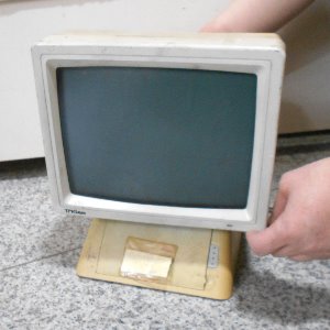 소형 삼보모니터 옛날컴퓨터  옛날모니터 수집용모니터