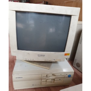 90년대  현대컴퓨터 (본사진열품)286 컴퓨터 90년대 컴퓨터