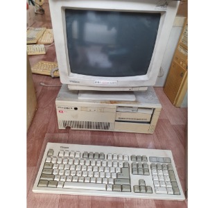 95년 삼보컴퓨터 트라이잼(본사진열품) 286컴퓨터 90년대 컴퓨터 수집용컴퓨터