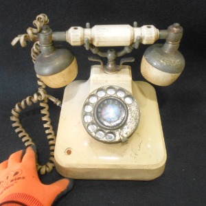 낡은 82년 금성다이얼 전화기 80년대 전화 옛날전화