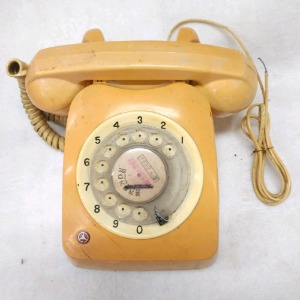 B 80년대 다이얼전화기 옛날전화 수집용전화 중고전화