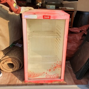 수집용 코카콜라 냉장고 코카콜라 자료 오래된 냉장고