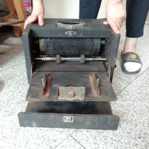 귀한 윤전 등사기 수동프린터기 옛날인쇄기 인쇄자료