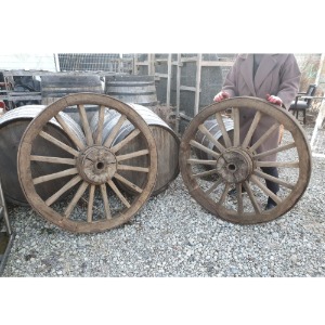 대형 수레바퀴108cm 한쌍 마차바퀴 한쌍 장식용바퀴