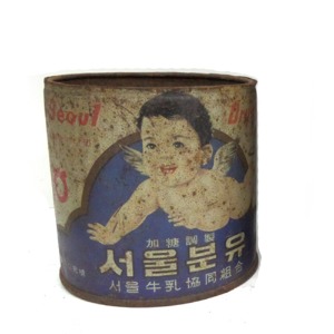 옛날 서울분유통 한개 옛날분유 깡통 옛날물건 소품