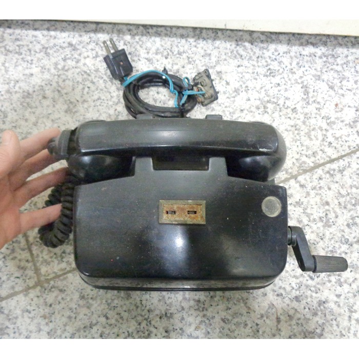 중고 낡은 자석식 전화기  수집용전화 옛날전화