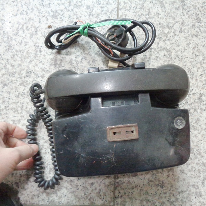 핸들 없는 70년대 자삭식 전화기  옛날전화기
