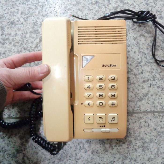 미사용 91년 금성 전화기 1대 임의배송 90년대 전화기