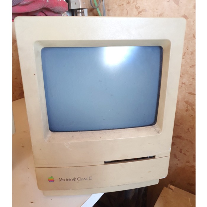 (본사진열품)  매킨토시 컴퓨터 모니터  옛날 컴퓨터
