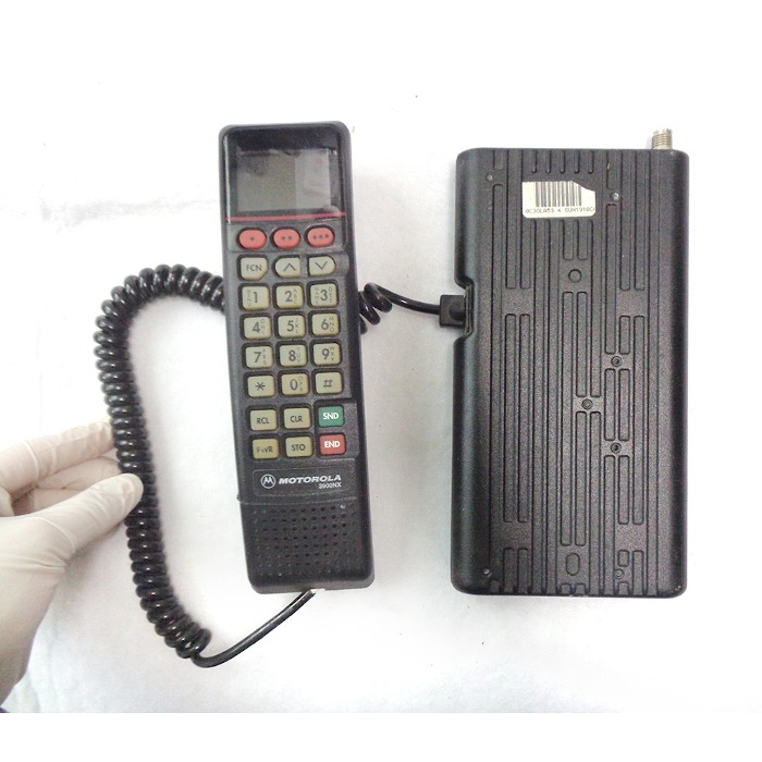 (본사진열품)  중고 8090년대  모토롤라 카폰과 밧데리 옛날전화기
