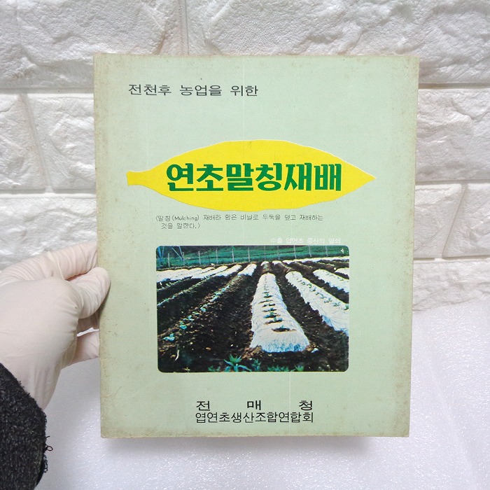 1969년 연초멀칭재배 책 60년대 농업자료 농사서적