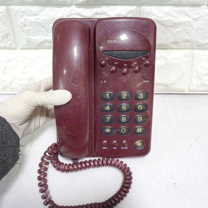 93년 삼성전자 전화기 90년대 버튼전화기  추억소품