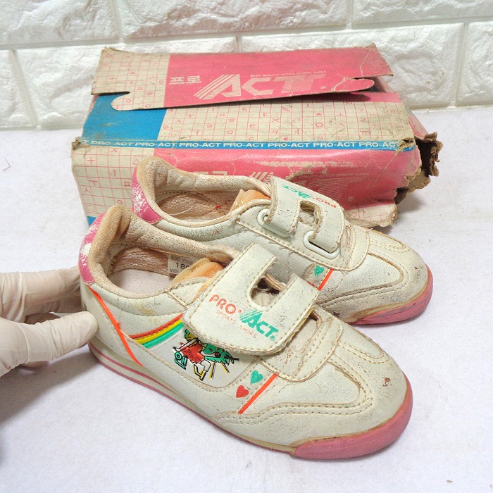 80년대  프로액트 국민학생 운동화 옛날신발  수집용신발