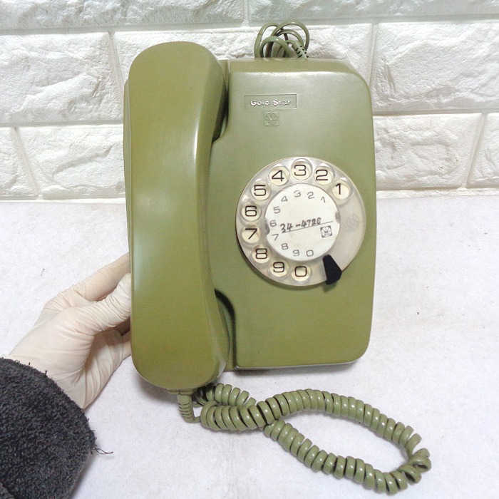 11 80년대 금성 다이얼 전화기 옛날전화 80년대 전화