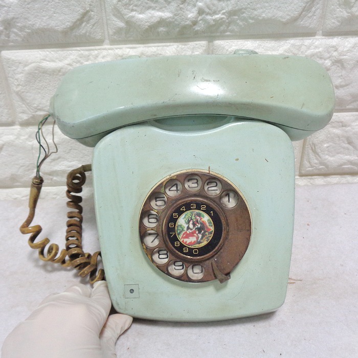 81년도 금성사 다이얼 전화기 옛날전화 80년대 전화