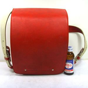 일본여학생 빨강책가방/란도세르/초교생가방/란도셀/빨간가방/수집용가방/근대사유물