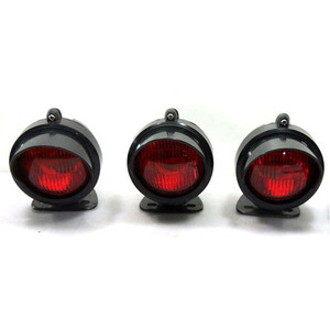 붉은차량등3점 /신호등/램프/엔틱소품/조명등/차량용등
