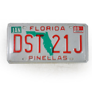 인테리어용 번호판(플로리다)/미국번호판/자동차번호판/차량번호판