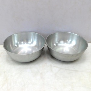 깨끗한 알미늄그릇2개 모두/알루미늄그릇/옛날그릇/7080소품/70년대그릇/80년대그릇
