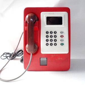 빨간색 공중전화(중고)/근대사/중고공중전화기/옛날공중전화/옛날물건/