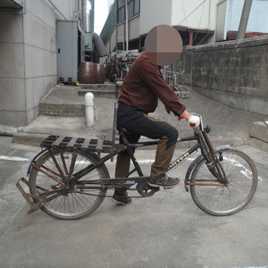 오래된 짐자전거/쌀집자전거/빈티지자전거/수집용자전거/특이한 자전거