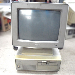 대우 코로나 컴퓨터 본체,모니터 세트(16비트(본사진열용/90년대소품/옛날pc/옛날컴퓨터