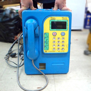 파란 공중전화/중고공중전화/근대사/90년대공중전화/근대사/낡은 공중전화/공중전화기/전화기
