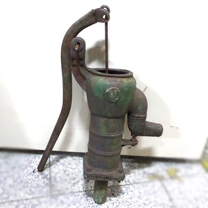무쇠 작두 펌프/장식용펌프/빈티지 옛날펌프