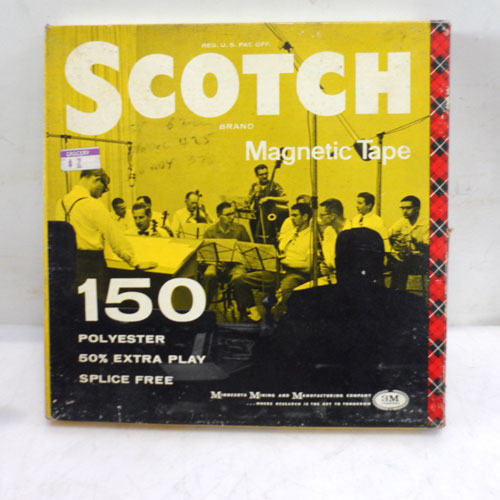 scotch 마그네틱 테이프 8미리 근대사 릴테이프 릴