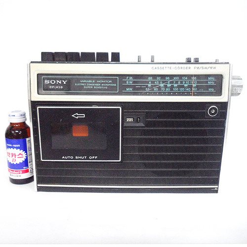 옛날 SONY라디오 CF-410 /수집용라디오/소니라듸오/라디오/80년대라디오/90년대 라디오/카세트