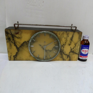 엔틱한 대리석 문양 시계 옛날시계 골동시계