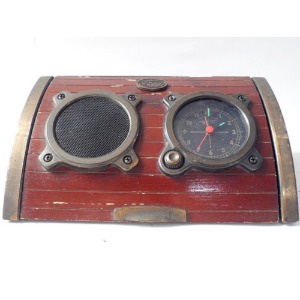 빈티지 시계라디오 엔틱소품 옛날물건 옛날라디오