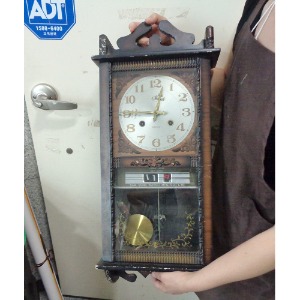 01 중고 6070년대 옛날벽시계 괘종시계 옛날시계