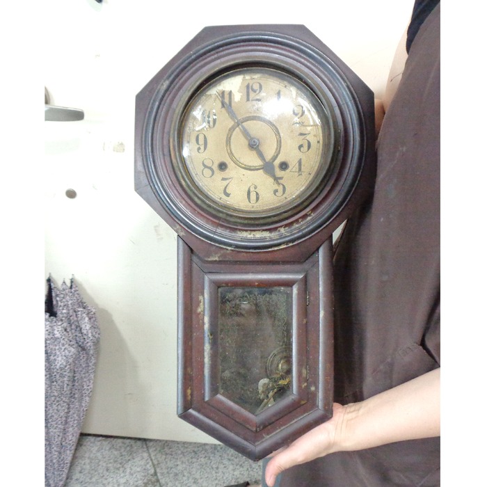중고 6070년대 옛날벽시계 괘종시계 옛날시계 소품용