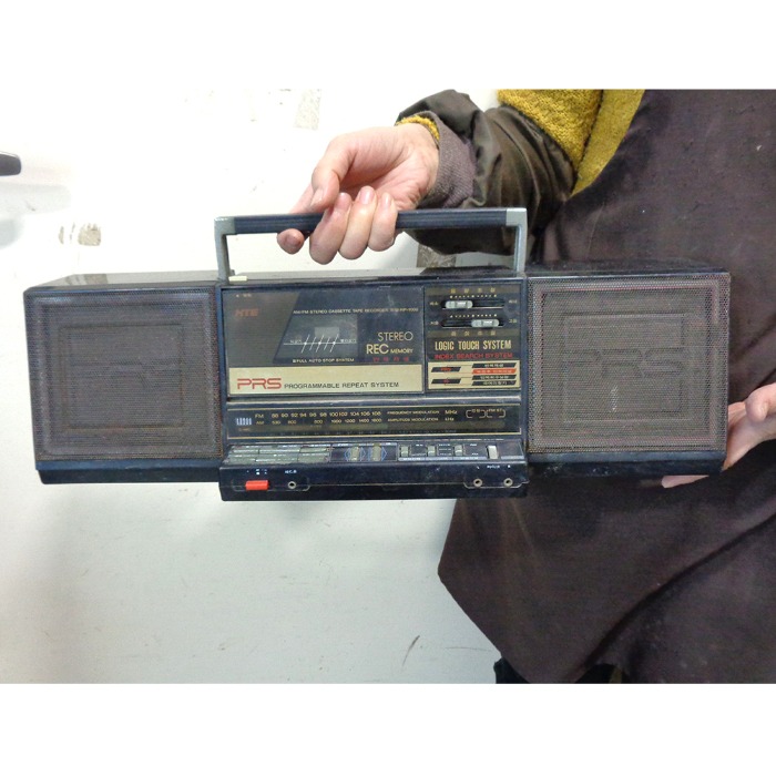 중고 8090년대 해태전자 라디오 카세트라디오