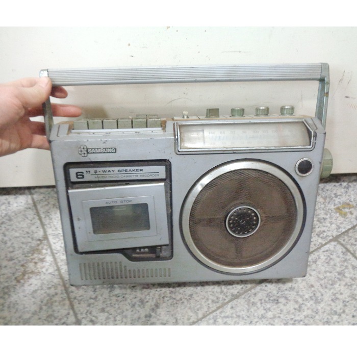 12 소품용 삼성 카세트  중고 옛날 라디오 고가전