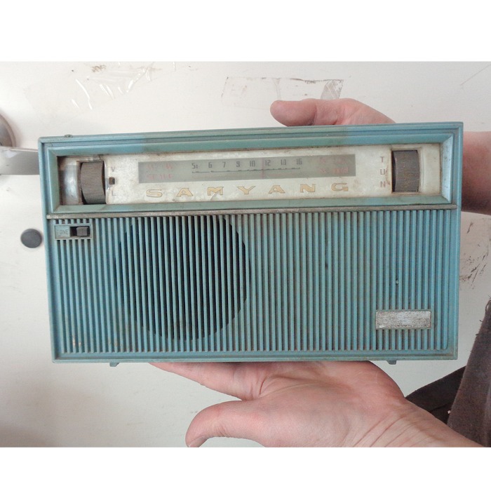( 본사진열품 )  수집용 삼양라디오  중고 옛날 라디오 고가전