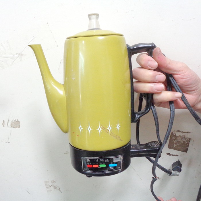 11 자료용 70년대  전기주전자 옛날 커피포트