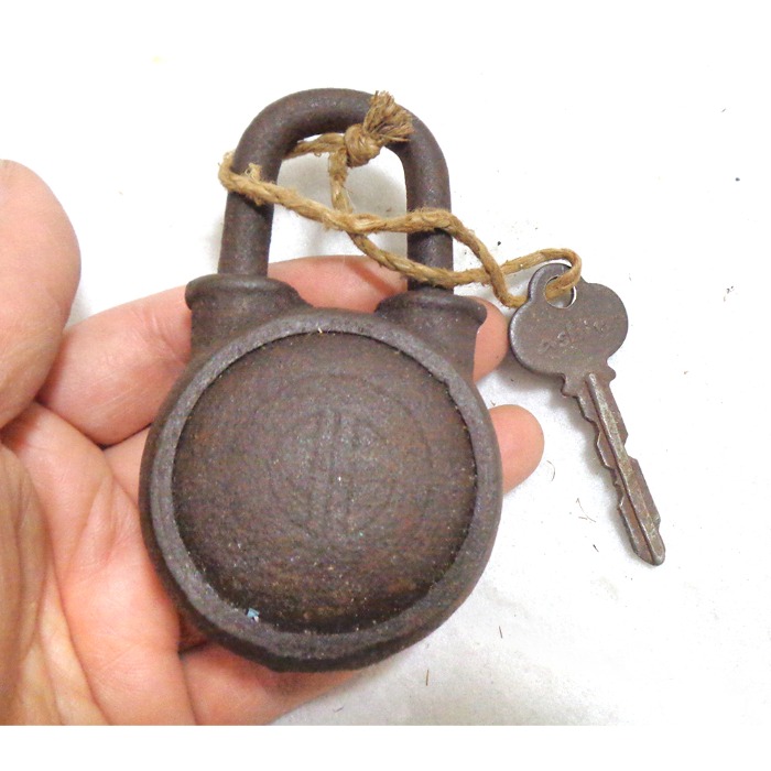 4 옛날 맹꽁이 자물통 옛날자물쇠 고가구 자물통