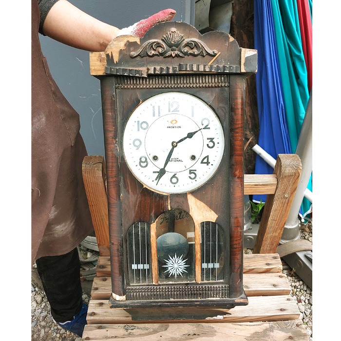 03 중고 70년대 괘종시계 옛날벽시계  옛날시계 근대사