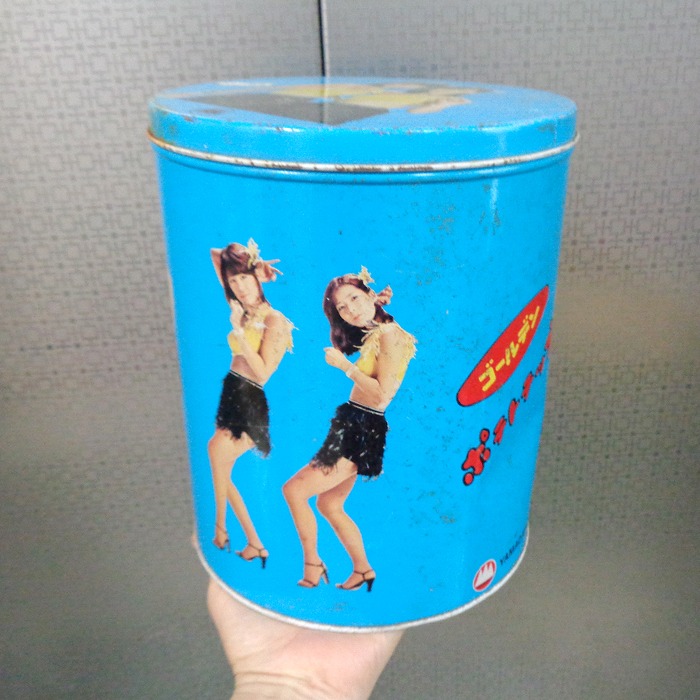 70년대 중고 일본 핑크레이디 굿즈 일본깡통 일본소품