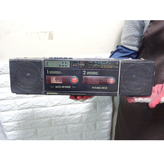 중고 8090년대 골드스타 카세트 라디오 옛날 라디오