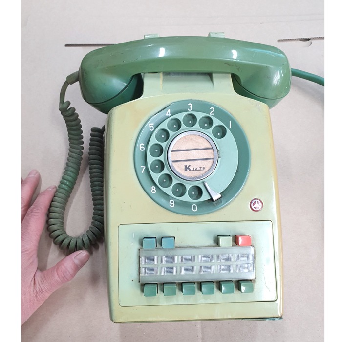 (본사진열품) 귀한 교환용  다이얼 전화기 옛날전화