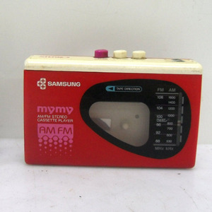 삼성 빨간 카세트 라디오(마이마이)/옛날물건/삼성라디오/수집용품/엔틱소품