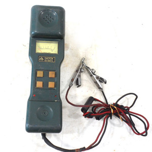 전봇대용 전화기(청녹색)/중고전화기테스터기/전화선 테스터/선로시험 전화기/전화기